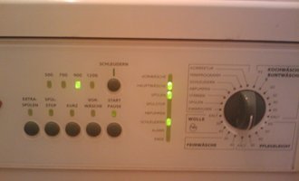Pračka - oprava - stav před realizací
