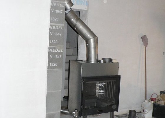 Instalace krbu - dodávka, připojení ke komínu
