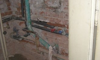 Instalace nového rozvodu vody+zedničina