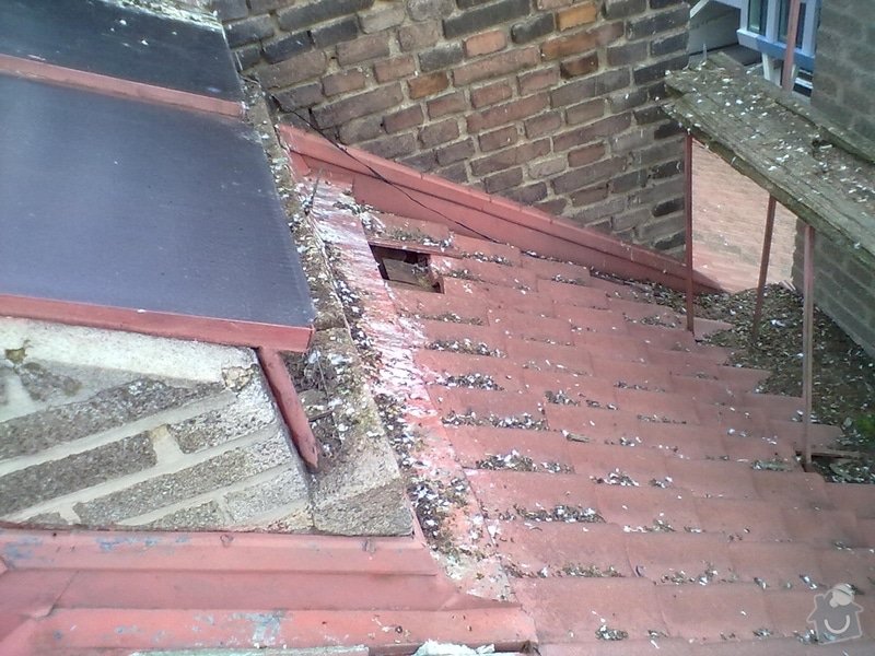 Oprava střechy, žlabů a okapů. : P6