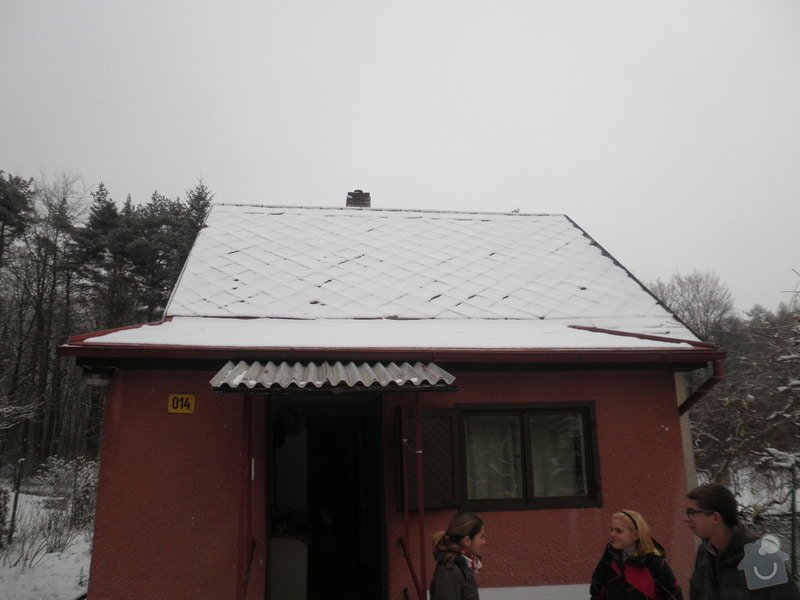 Oprava střechy - chata cca90m2: PB280426