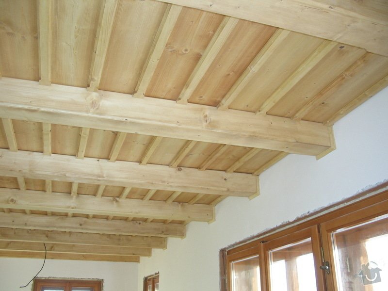 Dodávka a montáž stropního trámového obkladu do novostavby: IMG_6706