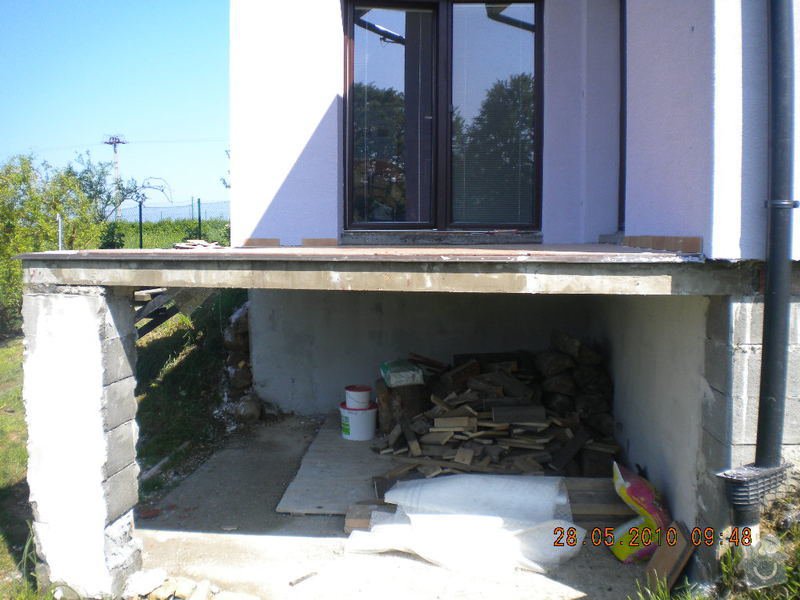 Zaizolování venkovní terasy a znovu položení dlaždic: DSCN1349