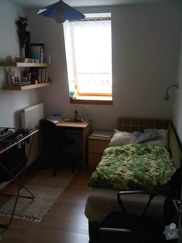 Oprava tepelné izolace v podkrovném bytě: Mala_loznice