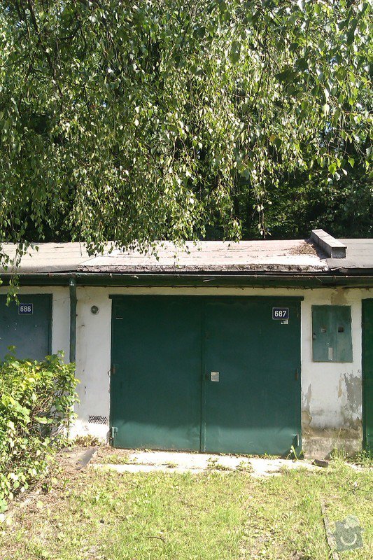 Střecha řadové garáže: IMAG0049