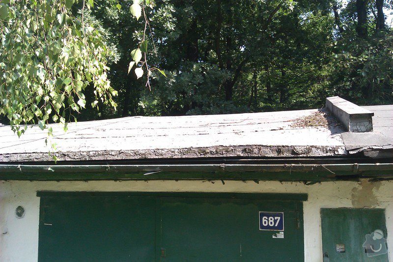 Střecha řadové garáže: IMAG0050