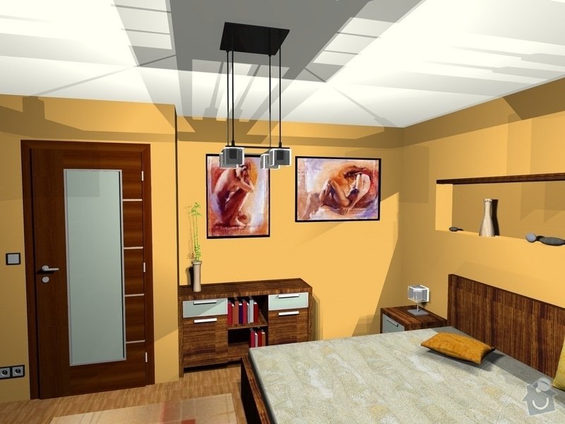 On-line návrh interiéru ložnice: Loznice13