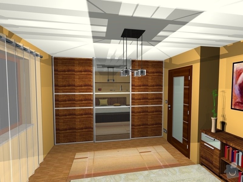 On-line návrh interiéru ložnice: Loznice15