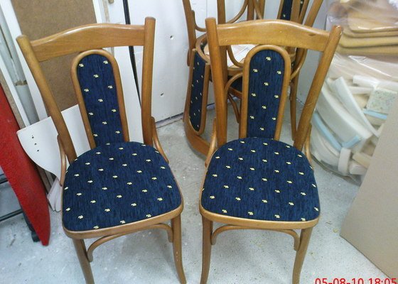 Oprava čalouněných židlí