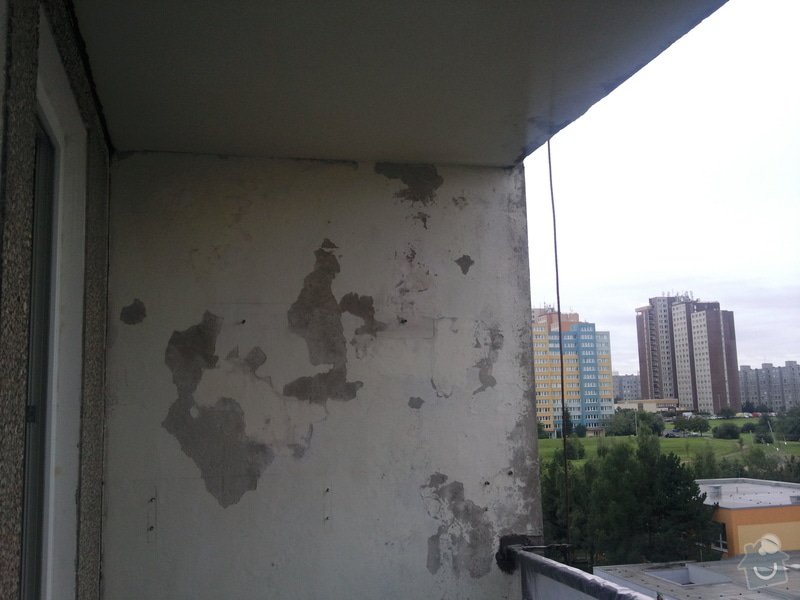 Renovace panelového balkonu: Fotografie086