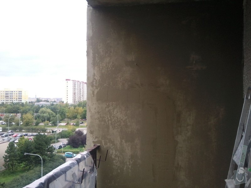 Renovace panelového balkonu: Fotografie089