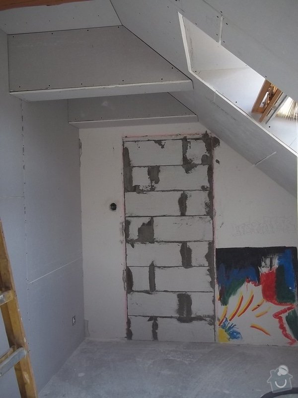 Rekonstrukce podkrovního pokoje: 104_0419