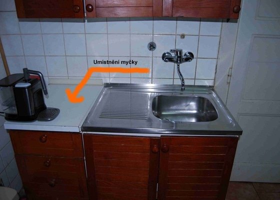 Instalace myčky nádobí v Brně - stav před realizací