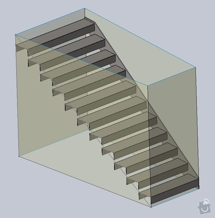 Interierove schody - kovova konstrukce: obr1