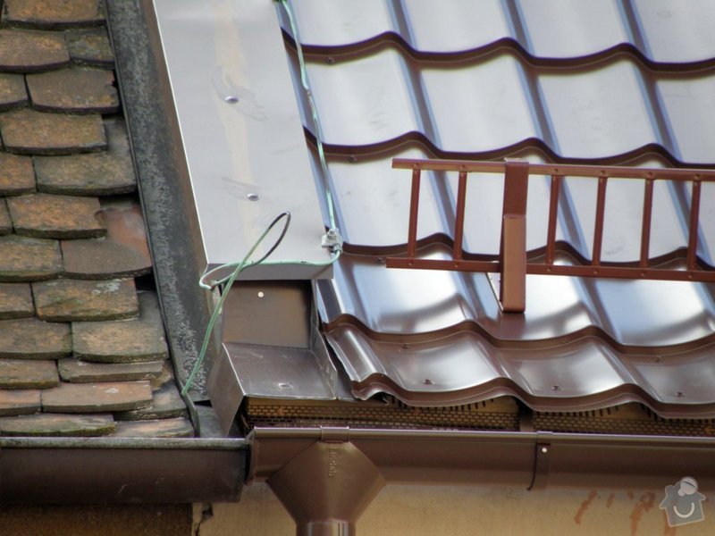 Rekonstrukce střechy a klempířské práce s tím spojené: 4755