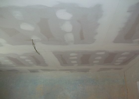 Snížení stropu Sádrokartonem se zateplením cca 20m2 Kladno