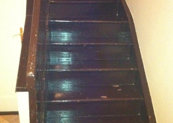 Renovace schodů a zábradlí