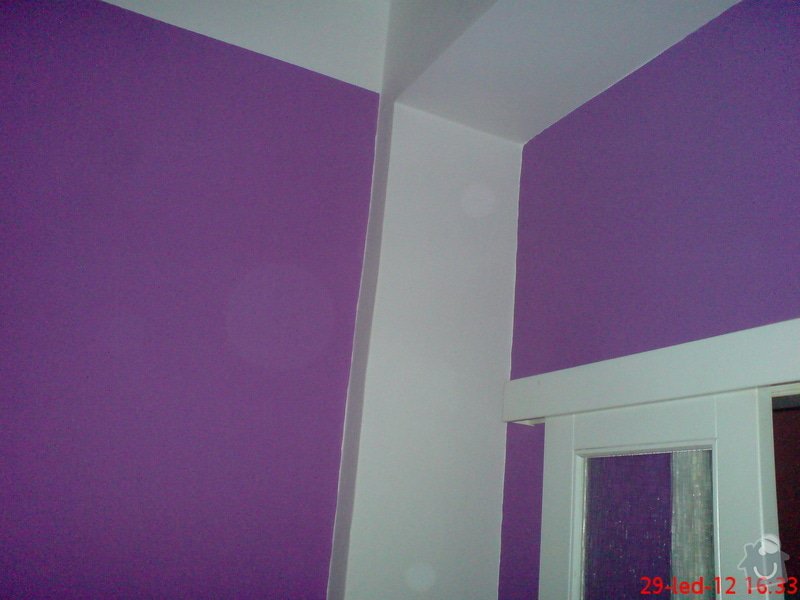 Vymalování obývacího pokoje a kuchyně včetně opravy stropů: DSC01719