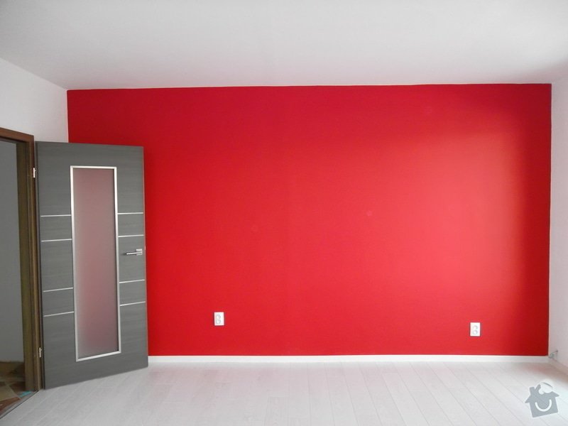 Malování pokoje: cervena_stena
