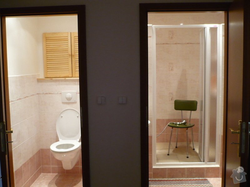 Předělání koupelny z umakartového jádra na zděné + změna místo vany sprchoví kout zděný: P1010663