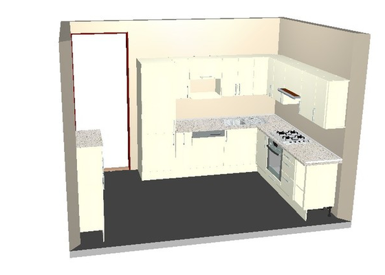 Nová kuchyň včetně instalace a dopravy - stav před realizací