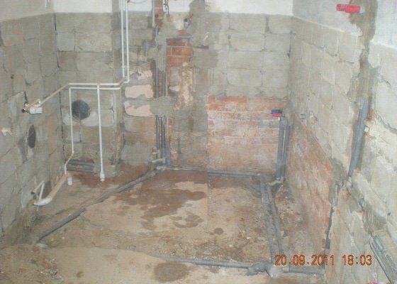 Kompletní rekonstrukce koupelny v rodinném domku