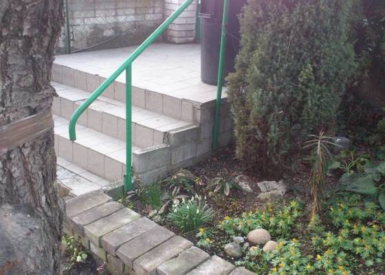 Oprava venkovních schodů