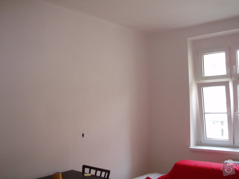 Malování (2 pokoje), štukování cca 3 m2: 007
