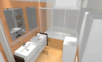 Rekonstrukce koupelny v cihlovém domě
