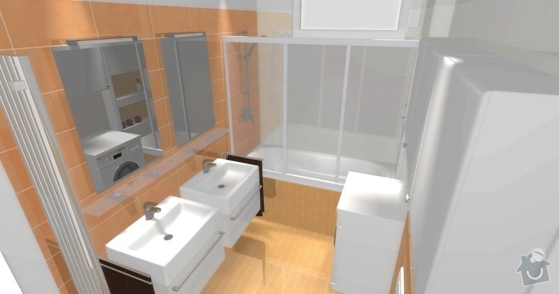 Rekonstrukce koupelny v cihlovém domě: R_03
