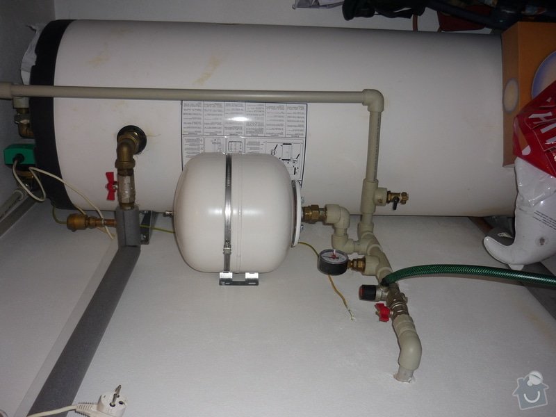 Výměna pojistného ventilu bojleru: P1010556