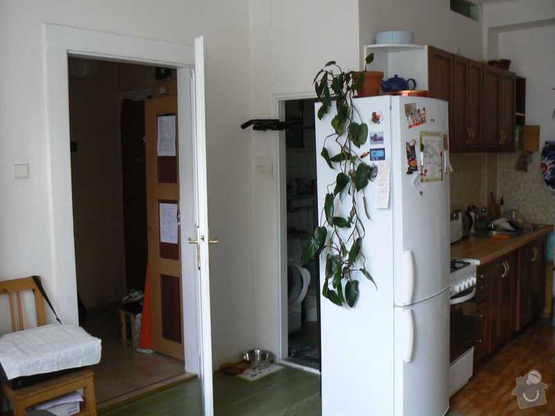 Rekonstrukce kuchyně a koupelny/WC včetně sjednocení podlah: 2.pohled_od_okna_ke_dverim_do_predsine