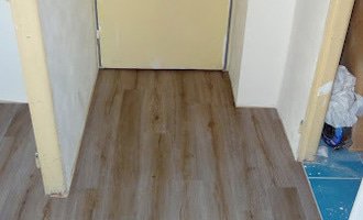 Dodávka a pokládka podlahových krytin v bytě 3+kk