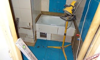 Rekonstrukce koupelny v byte