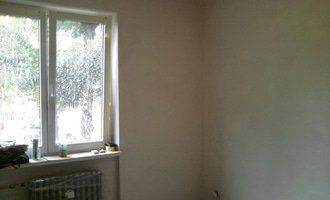 Renovace omítek,stropů,štukování v bytě 2+1