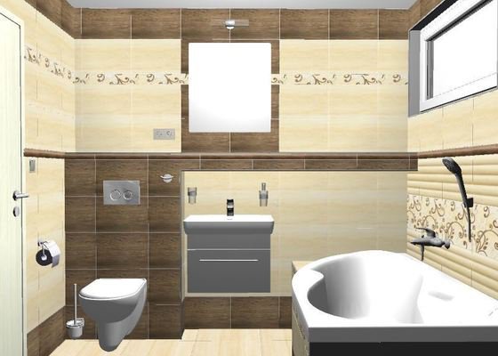 Kompletní rekonstrukce koupelny včetně 3D návrhu