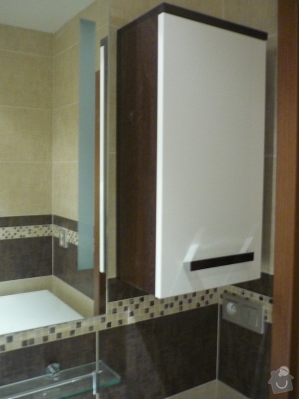 Rekonstrukce koupelny, wc: Montáž koupelnového nábytku