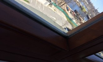 OKNA - dvojitá okna do zimní zahrady místo současných - stav před realizací