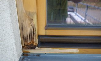 Oprava dřevěných oken - stav před realizací