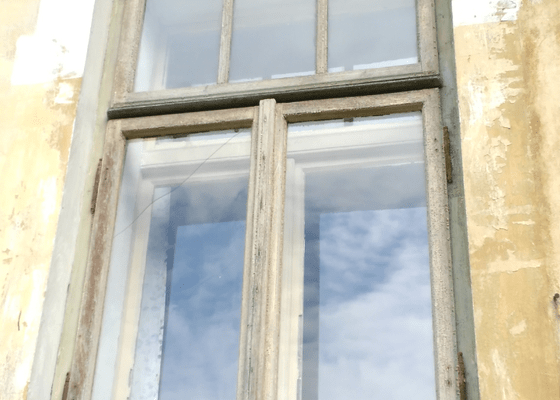 Dřevěná okna - stav před realizací