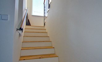 Interiérové schodiště a zábradlí - stav před realizací