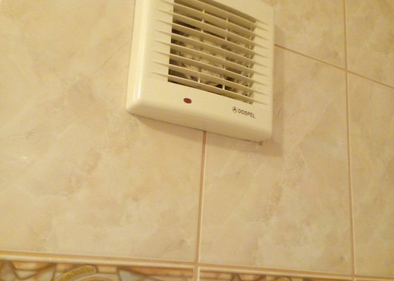 Oprava ventilátoru v koupelně