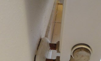 Odstranění radiátoru v domě - stav před realizací