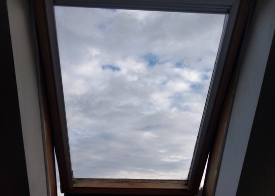 Osadenie strešného okna 78x98cm - stav před realizací