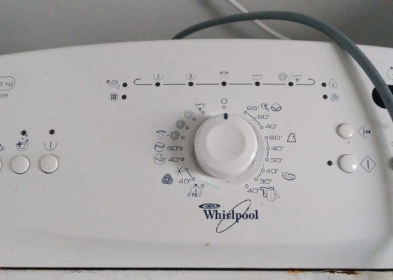 Opravy pračky Wihrpool - stav před realizací