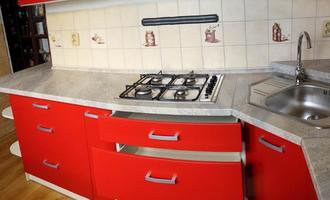 Kuchyň červená