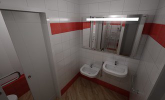 Rekonstrukce koupelny a úprava bytu na bezbariérový - stav před realizací