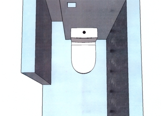 Rekontrukce koupelny a WC v poschodi rodinneho domu