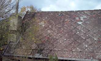 Rekonstrukce strechy chata - stav před realizací
