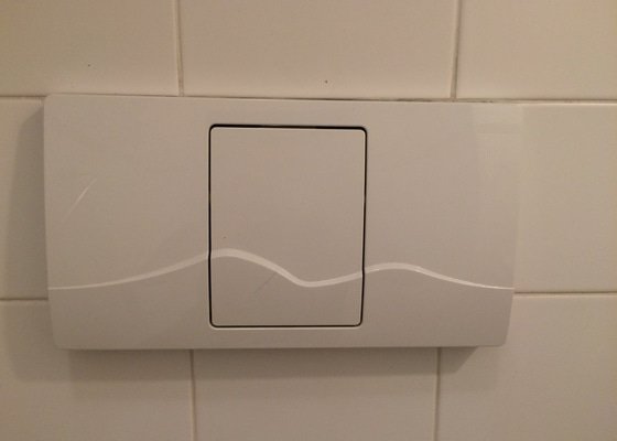 Oprava (výměna?) podomítkového splachovače WC - stav před realizací
